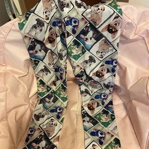 Pants with dogs